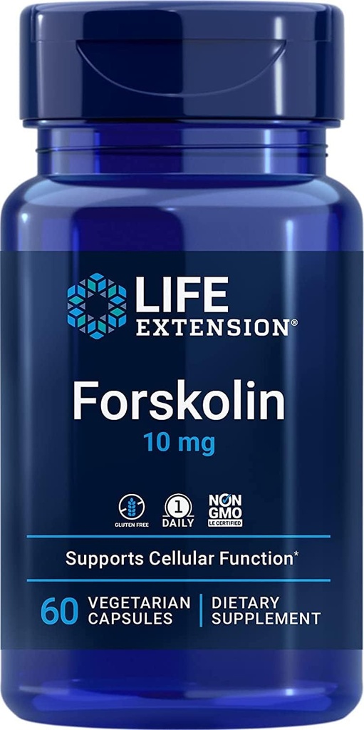 Ekstensi Hidup Forskalin 10 mg, 60 Vegetarian Capsules (Paket 2)