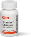Rugby B-vitamin Komplex C-vitaminnal - gluténmentes B Komplex Vitaminok energia, anyagcsere, idegrendszer, és immuntámogatás, 130 Caplet
