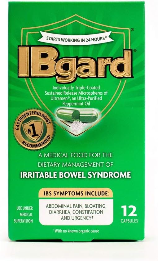 IBgard Irritable Bowel Syndrome Capsules - 12 ct, Pack of 3