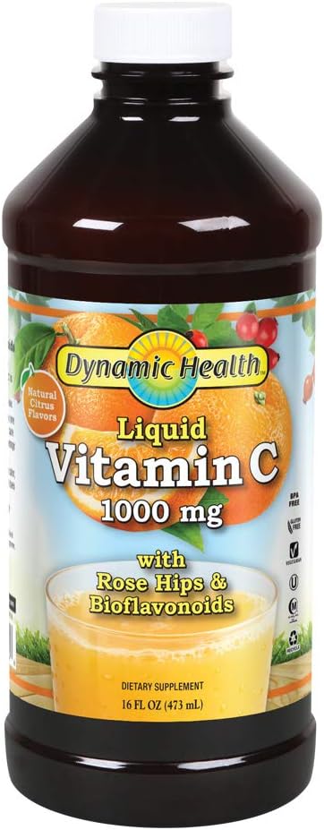 Dynamic HealthLiquid Vitamin C, 1000 mg, 16-Ounce бутилки