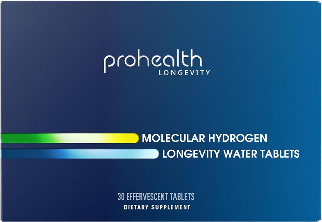Hidrogen molecular Longevitat d'Aigua Clindicament Studied, 2008, 3-Party Tested, 80 mg, 30 tetes
