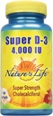 Nature's Life Super D- 3 4000 IU