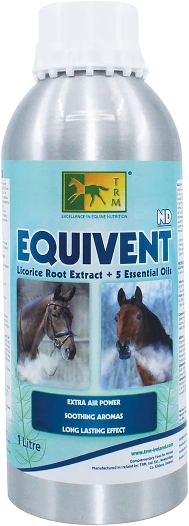 TRM Equavint ND Proomy horse supplement with 5 pluples for sociation effecting sociation effammation and Congesion - 33.8 moz (1 Litter) - 33.8 flooz