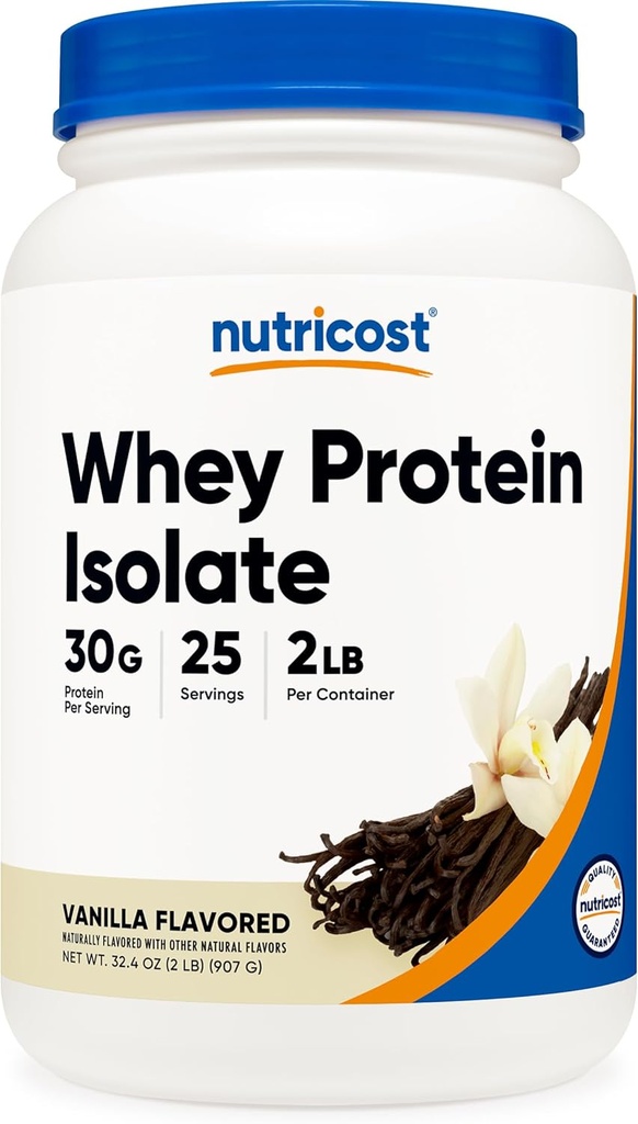 Nutricost Wei Proteïne Isolaat Poeder (Vanilla) 2LBS