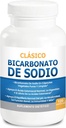Bicarbonato de Sodio clásico 650 mg USO orgálico Natural Pastillas de Bicarbonato de Sodio en polvo Tabletas de bicarbonato de Sodio (cápsulas) Alcalinidad del ácido del estómago 120 cápsulas