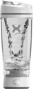 Promixx Original Shaker Bottle - batteridriven för Smooth Protein Shakes - BPA Free, 20oz Cup (vit)