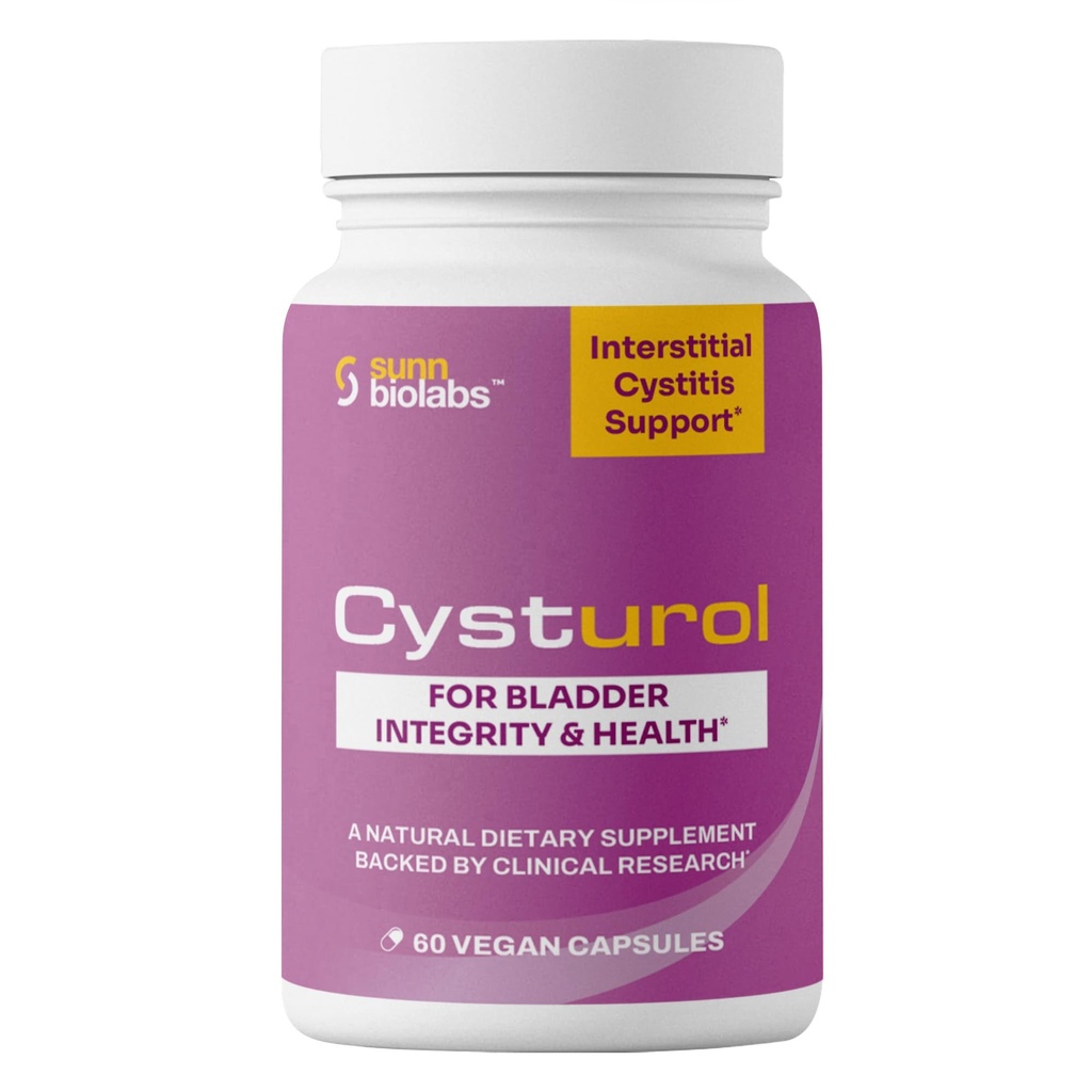 CYSTUROL® Bladder Support Supplement | Interstitial Cystitis (IC) | Bladder Pain | Urinary Tract Health | Clinically Studied Formula for Bladder Inflammation, UTI, Mast Cell Support & Urinary Urgency