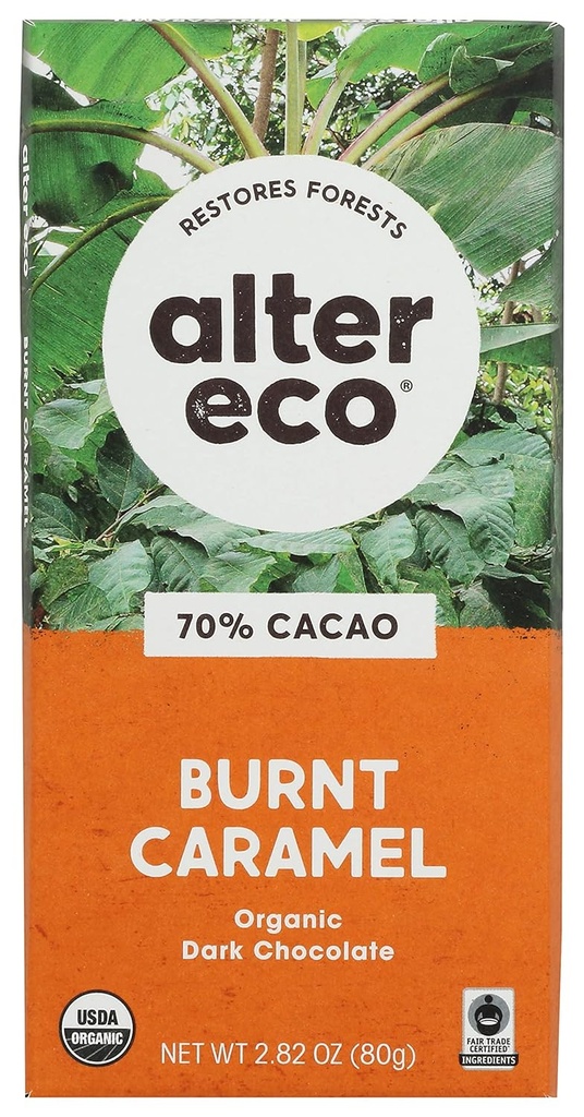 Alter Eco Choc Bar Drk Sltd Brnt Cr, 2.82 Oz (12 팩)