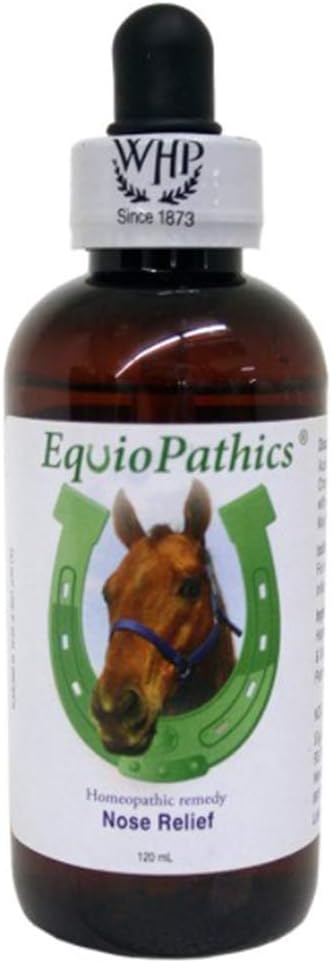 HomeoVet EquioPathics Nariz Relief Drops, Medicina Respiratória Natural para Animais Grandes, 120 Mililitros