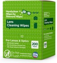 HandyClean Pre-Moistened Lens Cleaning Wipes, Brillen Wipes, Screen Wipes, 200 ct von 6 x 5 Zoll Individuell verpackt Lens Cleaner Wipes