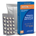 Medagel HISTAsolv Extra Strength DAO Enzyme Supplement for Histamine Food Intolerance - Eases Digestive Discomfort - Patented Tech - Made in Austria - 30 Pack
