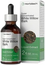 Horbäach White Willow Bark Extract Tincture| 2 Fl oz | Alcohol Free Liquid Supplement | Super Concentrated | Vegetarian, Non-GMO, Gluten Free