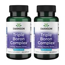 Swanson Triple Boron Complex Bone and Joint Health Mineral Supplement for Adults Over 50 Seeking Optimal Absorption - Citrate, Aspartate, Glycinate (250 Capsules, 2 Pack)