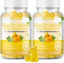 Sugar Free Glucosamine Chondroitin Gummies, Extra Strength 1500mg Glucosamine s Chondroitin MSM & Elderberry & Turmeric, Společná podpora Dodatek pro muže a ženy Přesun zdarma Společné zdraví