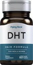 Piping Rock DHT Advanced Hair Formel | 60 tabletter | för män och kvinnor | Non-GMO, Gluten Free Supplement