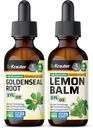 BIO KRAUTER Goldenseal Tinctuur 2 Fl. Oz. & Lemon Balm Tinctuur 2 Fl. Oz.