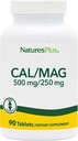 Thiên nhiên Plus Cal/Mag - 90 Bàn ăn chay - 500 mg Calcium & 250 mg Magnesium - 90 Phục vụ