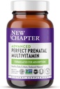 Nuovo Capitolo Advanced Perfect Vitamins Prenatal, 96ct, Realizzato con ingredienti biologici, non OGM per bambini sani e mammina - Folate (metilfolato), Ferro Fermentato tutto-Food, Vitamina D3 + Ginger
