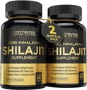 Atlantis Nutrition Himalayan Shilajit Cápsulas Formulado com 20% de Ácido Fulvico - 10:1 Extrato - EUA Made Suplemento Himalayan Shilajit para Homens e Mulheres □ 120 Cápsulas