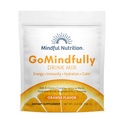 GoMindfully Orange Super Calm Magnesium Powder Drink Mix for Hydration, Recovery, Immunity and Energy with Trace Minerals, Essential Vitamins, L-Theanine and B Vitamin Complex