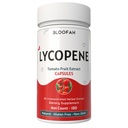 Lycopene Tomato Extract 500mg Capsules | Natural Lycopene Rich Herbal Supplement | Naturally-Occurring Carotenoid | 100% Pure, Non-GMO & Gluten Free Formula - 180 Count