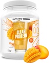 NutraBio Clear Protein Powder, Mango Mist - 20 Serveringer, 20g Clear Whey Protein Isolate, 0 Sukker, 0g Laktose, Forfriskende frukt Flavors, GLP1 Support - Bone Helse - Muskelinnlegg Trening