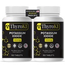 Potassium Iodide Tablets 130 mg – Thyroid & Respiratory Support – YODO Naciente KI Pills | Fast-Dissolving Emergency Iodine Supplement | Non-GMO | Gluten Free | 300 Tablets | Made in USA | Pack of 2