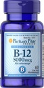 Puritáni Pýcha Vitamín B-12 pomáha previesť potraviny do energie* 5000 Mcg Sublingválne- Mikrolozenges, 60 Počet (Pack of 1)
