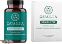 Qualia Life Sciences Bundle Qualia Mitochondria+ & Qualia Senolytische, Veroudering Supplementen die optimale cel reparatie en verjonging ondersteunt