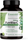 EMERLD LABS PureWay-C - Phụ hỗ trợ gan và Immune với axit R-Alpha Lipoic* - Nhanh-Absoring C - 90 rau trộn Capsules (45-Day)