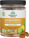 SZERVES INDIA Ashwagandha Gummees for Men & Women - Stressz kiegészítés, KSM-66 Ashwagandha Root, Extra Strength, Nyugodt sajtok, Vegan, Non-GMO - Lemon Lime, 60 Gumies