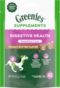 Greenies Sensitive Care Seedetrakti Tervise Koer Täiendus Kanavaba valem, koos probiootikumiga koertele, maapähklivõi maitse, 40 Count Pouch