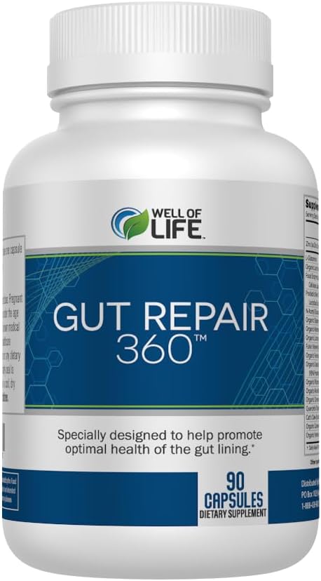 Gut javítási 360: Natural Formuled Formula Emerged from The Lab - Pure Essence Organic Capsules Non-GMO Gluten- Free Soy- Free Dairy- Free USA Made - Supporting Your Healthy Gut