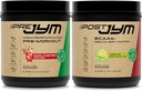 JYM Pre Workout, post Workout e BCAA Suplementos de construción muscular Bundle con pre JYM Powder, Post JYM Active Matrix, 30 servizos cada un