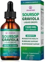 2 Pack Soursop Graviola Leaf Extract Vedelik tilgad Lisa Iiri meri Sammal & kurkum Cellular Support, Immuunsüsteemi Boost, Maksa Tervis, Soursop Bitters Vedel 60-päevane tarne 4 FL OZ