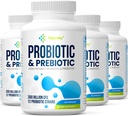 Probiotics for Women and Men, 300 Billion CFU Probiotics from 12 Strains Probiotic, Organic Prebiotics Blend, Probiotic Supplement for Gut Immune & Digestive Health, Shelf Stable, 240 Capsules