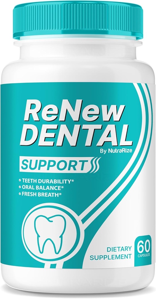 Renova implementació de Dental Pils, Capstal caples, Fórmula avançada per a Salut Oral, Renew Dental suplementari per Teeth i Gums Wellnes, RenewDent Reviews (60 Caples)