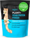 LEGION plant+ Vegan Protein Powder, Vanilla - Rice và Pea, Plant Protein Protein mix. Gluten Free, GMO Tự do, Tất nhiên ngọt ngào và bốc hơi, 20 Phục vụ (Vianilla)