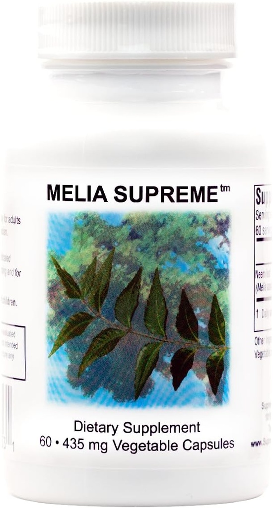 Supreme Nutrition Melia Supreme, 60 Pure Powdered Neem Leaf Vegetariánske kapsuly