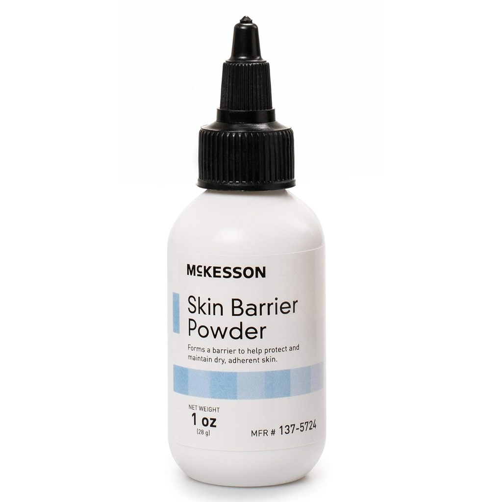 McKesson Skin Barrier Powder, Protexer e manter a pel adherente seca, 1 oz, 1 Count