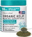Kelp Supplement voor honden - 16 oz van Kelp Poeder Granulaat met 5cc Lepel - Goed voor een gezonde schildklier functie, Verminder de tandplaque, en huidgezondheid - Made in The USA