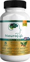 NeuroVife Gold Max Brain Support Supplement ® 8 Naturlige ekstrakter med DHA, vitaminer A, C, B kompleks ® 60 Veggie kapsler ® laget i USA (1)