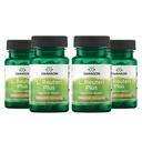 Swanson L. Reuteri Probiotic Plus with L. Rhamnosus, L. Acidophilus & FOS Prebiotic for Gut-Health-Conscious Adults - 7 Billion CFU (30 Vegan Capsules, 4 Pack)