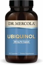 Dr. Mercola Ubiquinol, 90 Servings (90 Capsules), 200 mg Kapsulas, Diētiskais papildinājums, Atbalsta enerģijas ražošana, Ne-GMO