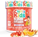 Uşaqlar üçün Çoxluq Uşaqlar Super Vitamin Multivitamin - Vitamin C, Vitamin D, & Çinko / All Natural Chewable for Child Immune Support | USA Made | 60 Piece (30 Day Supply)