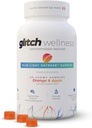 Glitch Gummies для сухих очей Blue Light Defense - Vegan, Sugar Free Zeaxanthin і Lutein Gummies для добавки для очей для дорослих і старших (60 Count - 1 пляшка)