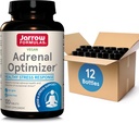 Jarrow Formulas Adrenal Optimizer cu Ashwagandha, Mușețel și Extract de Schizandra, Sprijină Reducerea Stresului Ocazional, 120 Tablete Vegane, 60 de zile de aprovizionare (Pachet de 12)