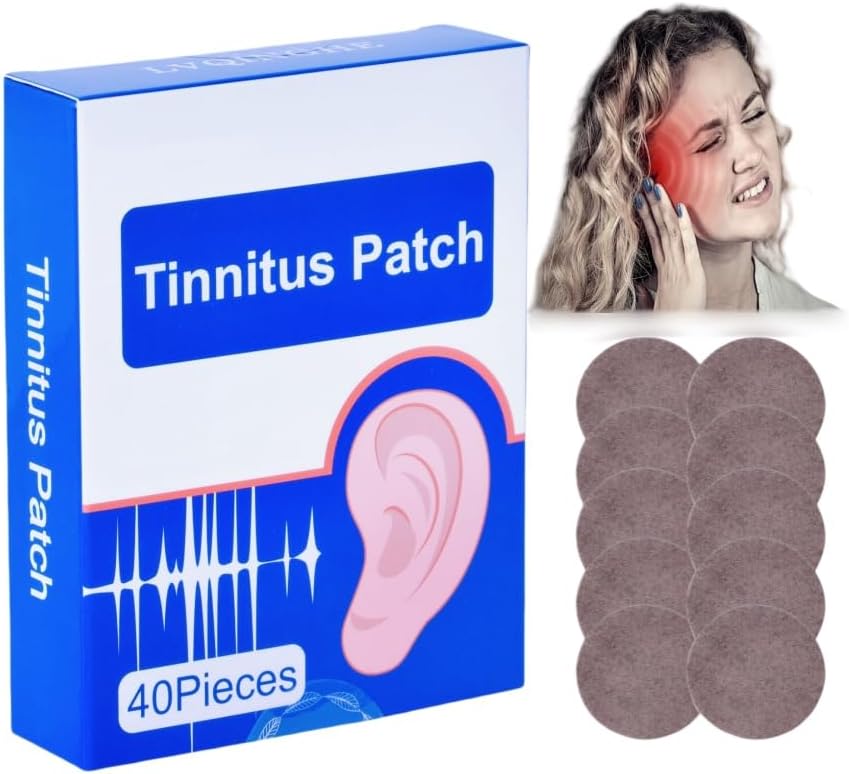 Tinnitus relief for ringing øredobber,120PCS Tinnitus lapper, effektivt lindrer hørselstap 3BOX