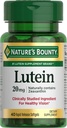 Nature's Bounty Lutein Pillerit, Eye Health Lisäravinteet ja vitamiinit, Tuki Vision Health, 20 mg, 40 Softgels