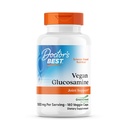 Doctor's Best Vegan Glucosamine Supplement for Men & Women - Glucosamine 1500mg Per 2 Capsules, Joint Health Support for Adults, Gluten Free, Non GMO, Vegetarian/Vegan - 180 Veg Caps